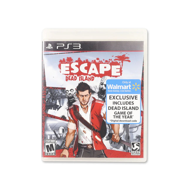 Escape Dead Island [Walmart] for PlayStation 3 - Box front - Complete in box or box and game.