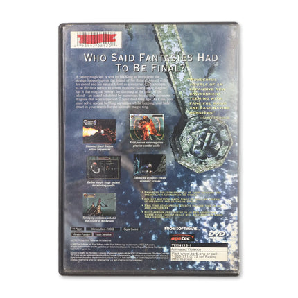 Eternal Ring for Sony PlayStation 2 - Case back cover - Product gallery.