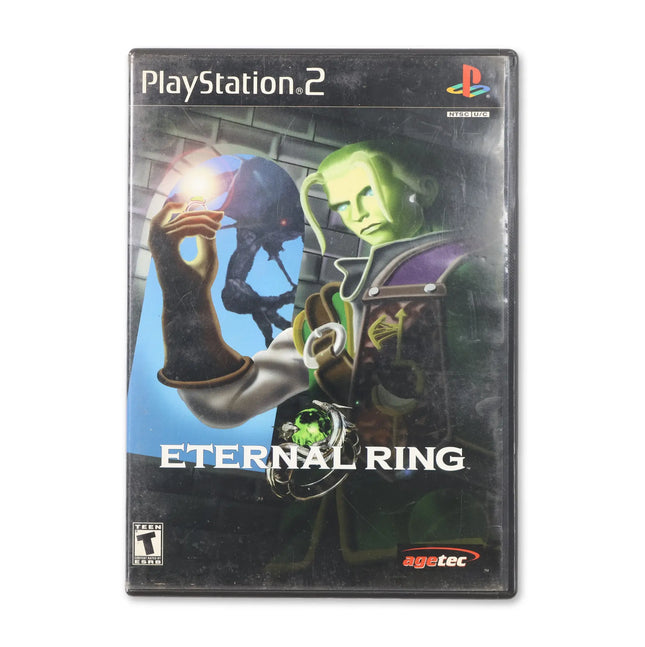 Eternal Ring for Sony PlayStation 2 - Case front cover - Complete in box or case and game.