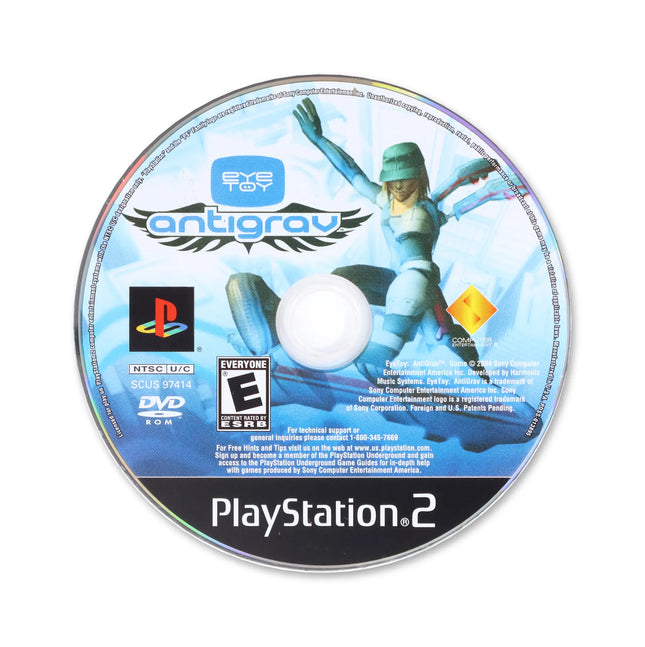 Eye Toy AntiGrav for Sony PlayStation 2 - Disc front with label - Game only.