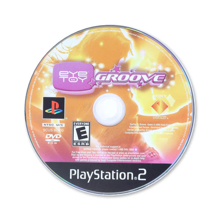 Eye Toy Groove for Sony PlayStation 2 - Disc front with label - Game only.