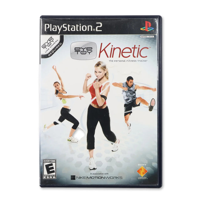 Eye Toy Kinetic for Sony PlayStation 2 - Case front cover - Complete in box or case and game.