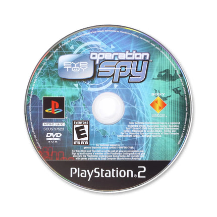Eye Toy Operation Spy for Sony PlayStation 2 - Disc front with label - Game only.