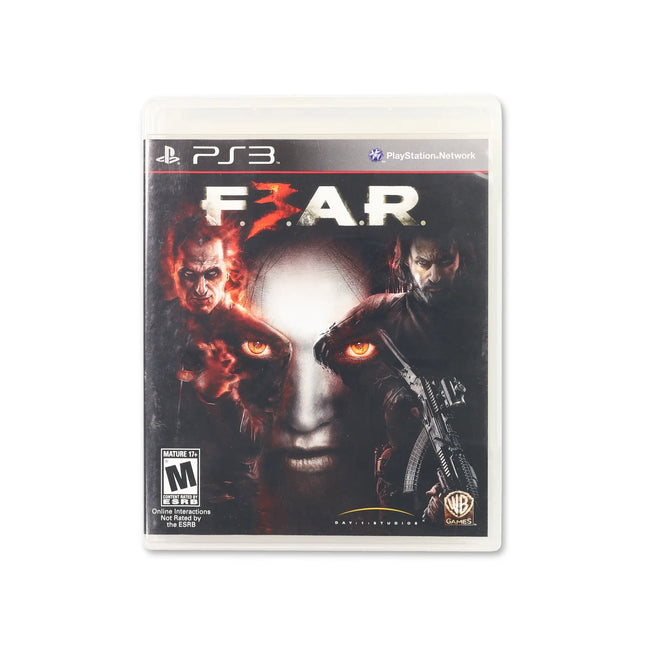 F.E.A.R. 3 for PlayStation 3 - Box front - Complete in box or box and game.