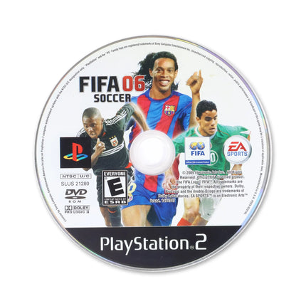 FIFA 06 for Sony PlayStation 2 - Disc front with label - Game only.