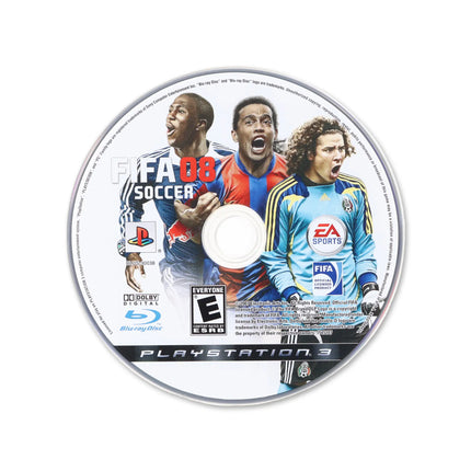 FIFA 08 for PlayStation 3 - Cartridge front with label - Game only.