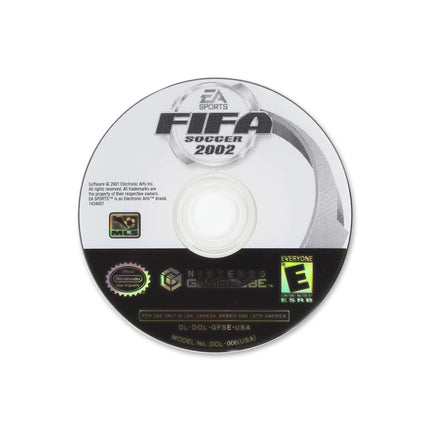 FIFA 2002 for Nintendo GameCube - Disc front with label - Game only.