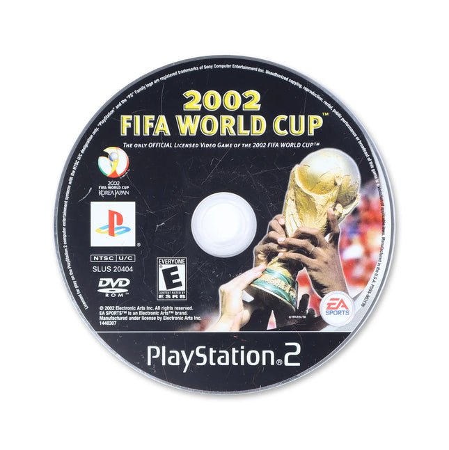 FIFA 2002 World Cup for Sony PlayStation 2 - Disc front with label - Game only.