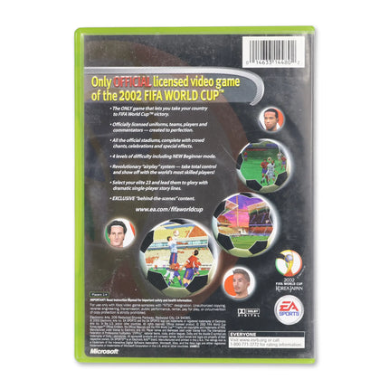 FIFA 2002 World Cup for Microsoft Xbox - Case back cover - Product gallery.
