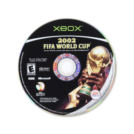 FIFA 2002 World Cup for Microsoft Xbox - Disc front with label - Game only.