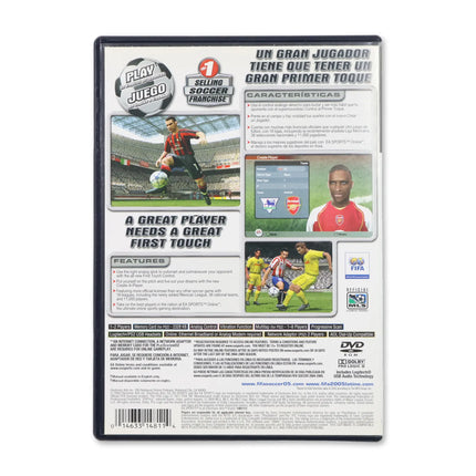 FIFA 2005 for Sony PlayStation 2 - Case back cover - Product gallery.