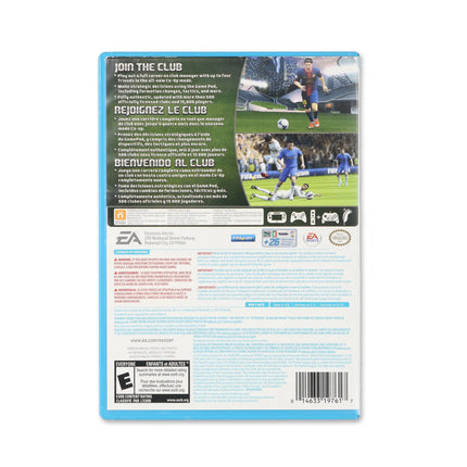 FIFA Soccer 13 for Wii U - Box back - Product gallery.