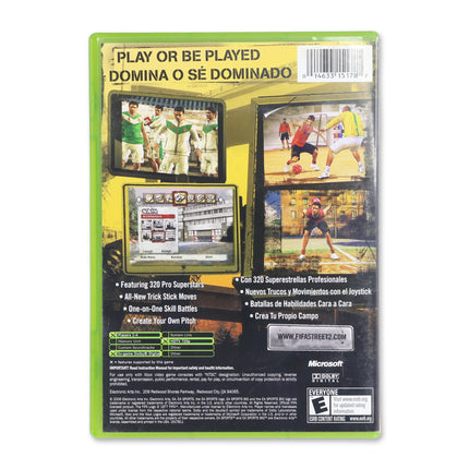 FIFA Street 2 for Microsoft Xbox - Case back cover - Product gallery.