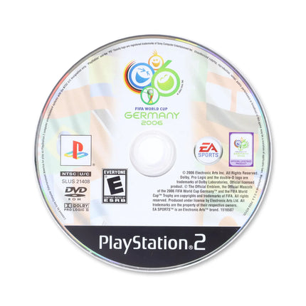 FIFA World Cup: Germany 2006 for Sony PlayStation 2 - Disc front with label - Game only.