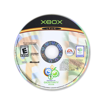 FIFA World Cup: Germany 2006 for Microsoft Xbox - Disc front with label - Game only.