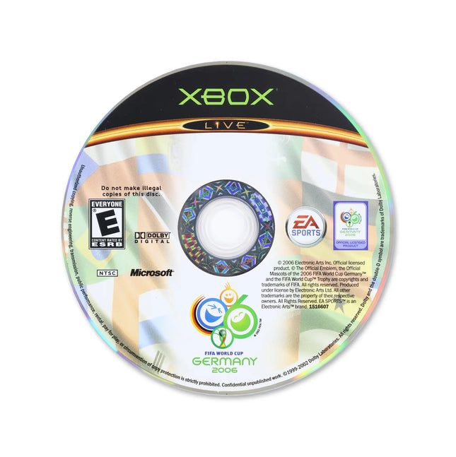 FIFA World Cup: Germany 2006 for Microsoft Xbox - Disc front with label - Game only.