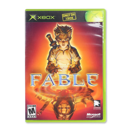 Fable for Microsoft Xbox - Case front cover - Complete in box or case and game.
