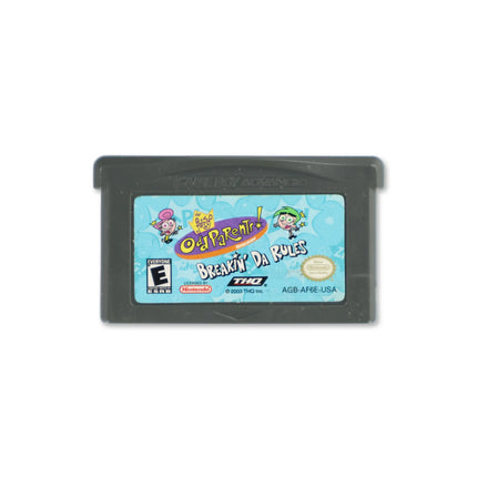Fairly Odd Parents: Breakin' Da Rules for Nintendo Game Boy Advance - Cartridge front with label - Game only.