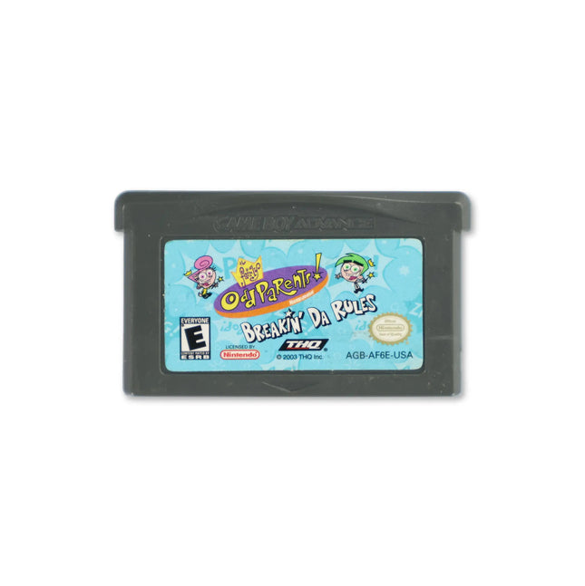 Fairly Odd Parents: Breakin' Da Rules for Nintendo Game Boy Advance - Cartridge front with label - Game only.