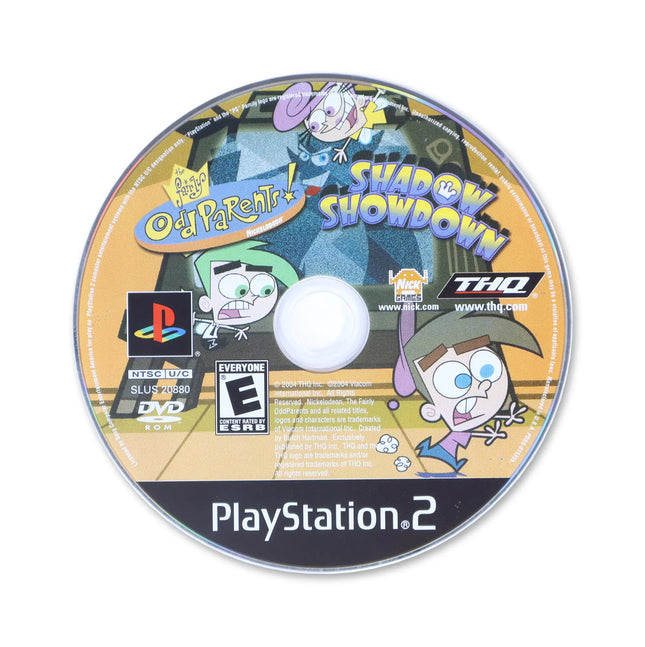Fairly Odd Parents Shadow Showdown for Sony PlayStation 2 - Disc front with label - Game only.