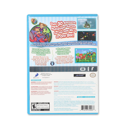 Family Party: 30 Great Games Obstacle Arcade for Wii U - Box back - Product gallery.