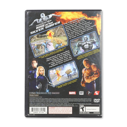 Fantastic Four: Rise of the Silver Surfer for Sony PlayStation 2 - Case back cover - Product gallery.