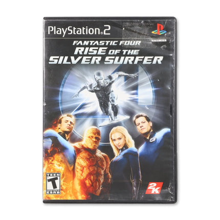 Fantastic Four: Rise of the Silver Surfer for Sony PlayStation 2 - Case front cover - Complete in box or case and game.