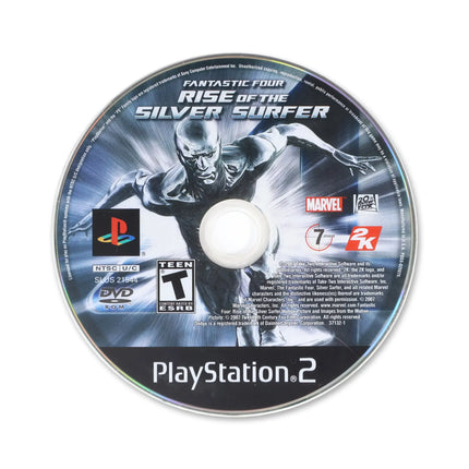 Fantastic Four: Rise of the Silver Surfer for Sony PlayStation 2 - Disc front with label - Game only.