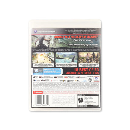 Far Cry 3 for PlayStation 3 - Box back - Product gallery.
