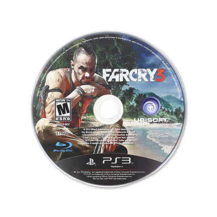 Far Cry 3 for PlayStation 3 - Cartridge front with label - Game only.