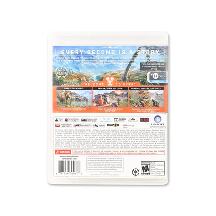 Far Cry 4 for PlayStation 3 - Box back - Product gallery.