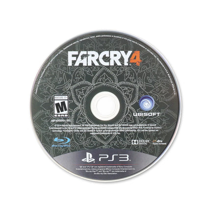Far Cry 4 for PlayStation 3 - Cartridge front with label - Game only.