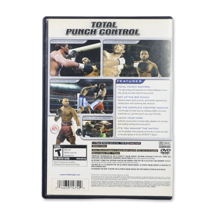 Fight Night 2004 [Greatest Hits] for Sony PlayStation 2 - Case back cover - Product gallery.