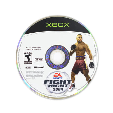Fight Night 2004 for Microsoft Xbox - Disc front with label - Game only.