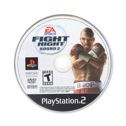 Fight Night Round 2 for Sony PlayStation 2 - Disc front with label - Game only.