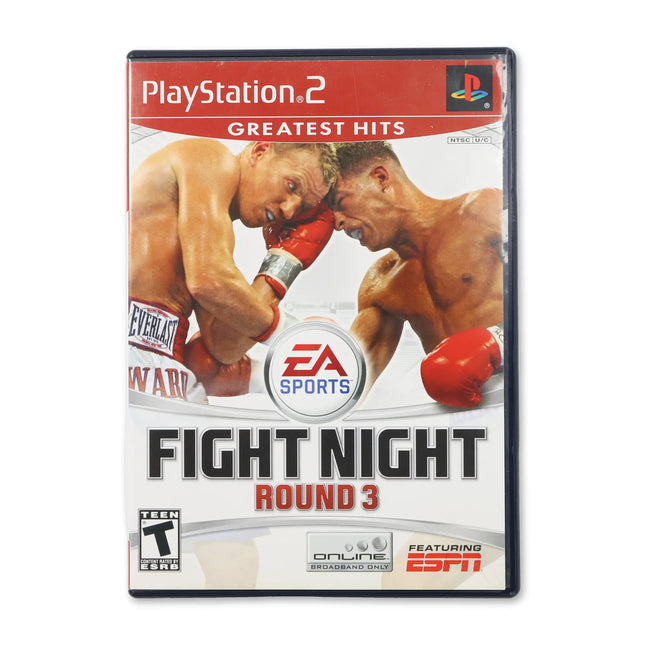 Fight Night Round 3 [Greatest Hits] for Sony PlayStation 2 - Case front cover - Complete in box or case and game.