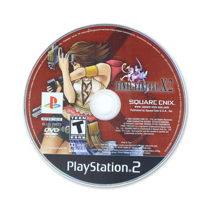 Final Fantasy X-2 for Sony PlayStation 2 - Disc front with label - Game only.