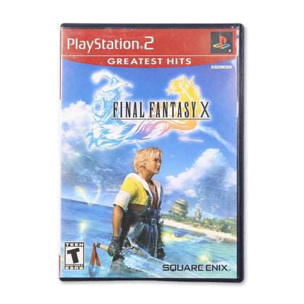 Final Fantasy X [Greatest Hits] for Sony PlayStation 2 - Case front cover - Complete in box or case and game.