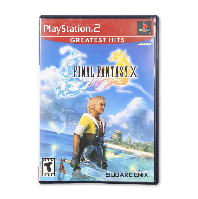 Final Fantasy X [Greatest Hits] for Sony PlayStation 2 - Case front cover - Complete in box or case and game.
