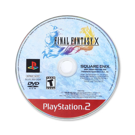 Final Fantasy X [Greatest Hits] for Sony PlayStation 2 - Disc front with label - Game only.