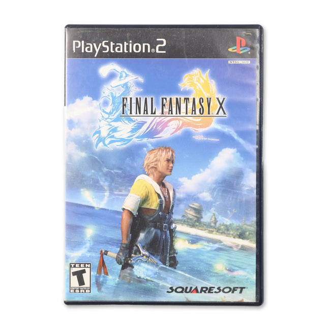 Final Fantasy X for Sony PlayStation 2 - Case front cover - Complete in box or case and game.