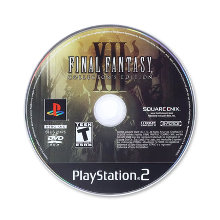 Final Fantasy XII [Collector's Edition] for Sony PlayStation 2 - Disc front with label - Game only.