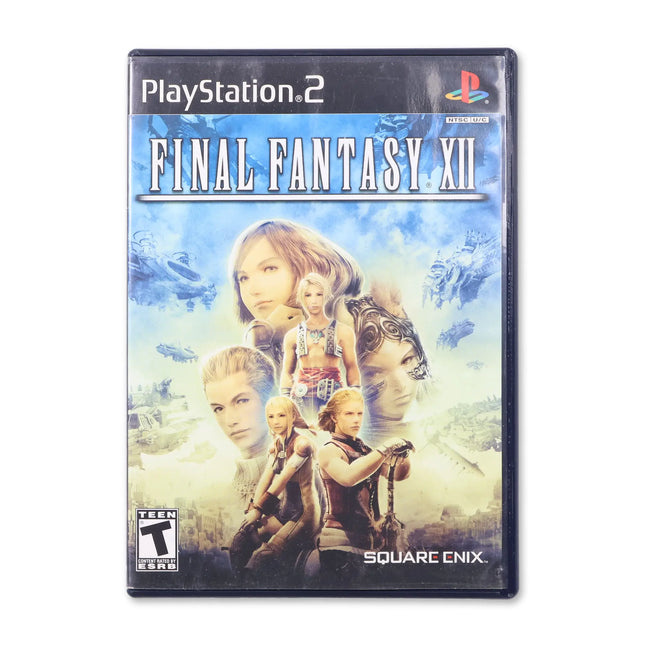 Final Fantasy XII for Sony PlayStation 2 - Case front cover - Complete in box or case and game.