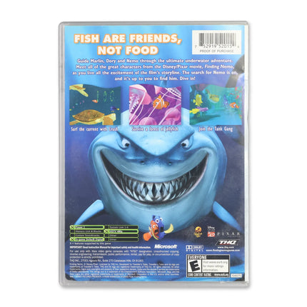 Finding Nemo [Platinum Hits] for Microsoft Xbox - Case back cover - Product gallery.