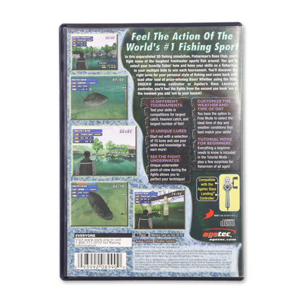 Fishermans Bass Club for Sony PlayStation 2 - Case back cover - Product gallery.