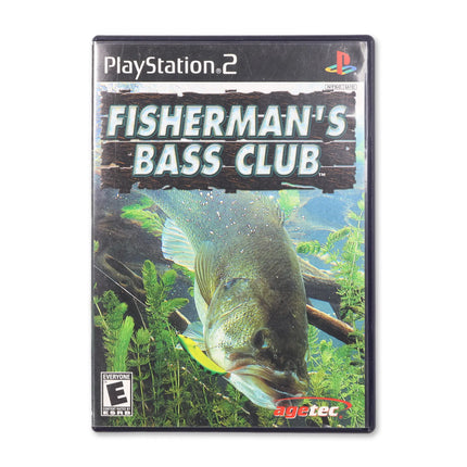 Fishermans Bass Club for Sony PlayStation 2 - Case front cover - Complete in box or case and game.