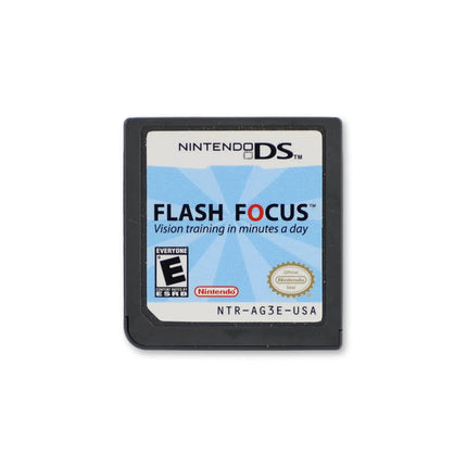 Flash Focus Vision Training for Nintendo DS - Cartridge front with label - Game only.