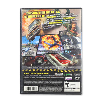 Flatout 2 for Sony PlayStation 2 - Case back cover - Product gallery.