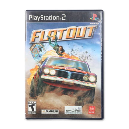 Flatout for Sony PlayStation 2 - Case front cover - Complete in box or case and game.