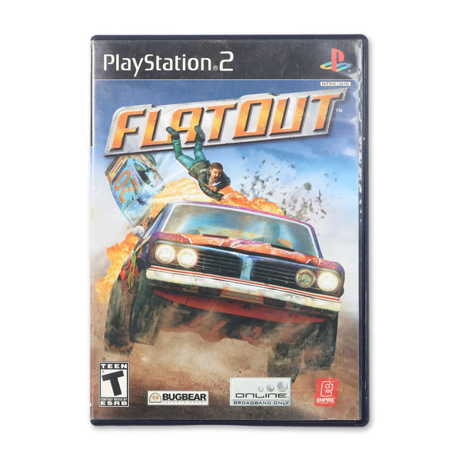 Flatout for Sony PlayStation 2 - Case front cover - Complete in box or case and game.
